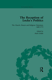The Reception of Locke's Politics Vol 5: From the 1690s to the 1830s book cover