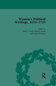 Women's Political Writings, 1610-1725 Vol 2 book cover