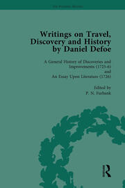 Writings on Travel, Discovery and History by Daniel Defoe, Part I Vol 4 book cover