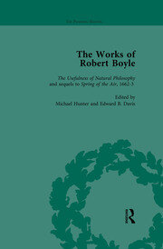 The Works of Robert Boyle, Part I Vol 3 book cover
