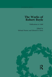 The Works of Robert Boyle, Part I Vol 1 book cover