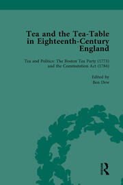 Tea and the Tea-Table in Eighteenth-Century England Vol 4 book cover