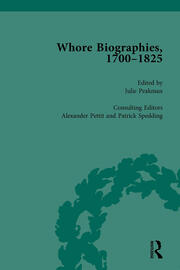 Whore Biographies, 1700-1825, Part I Vol 2 book cover