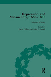 Depression and Melancholy, 1660–1800 vol 1 book cover