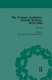 The Women Aesthetes vol 1: British Writers, 1870–1900 book cover