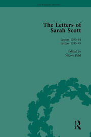The Letters of Sarah Scott Vol 2 book cover