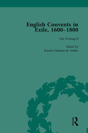 English Convents in Exile, 1600–1800, Part II, vol 4 book cover