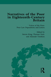 Narratives of the Poor in Eighteenth-Century England Vol 1 book cover