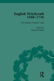 English Witchcraft, 1560-1736, vol 3 book cover