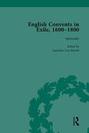 English Convents in Exile, 1600–1800, Part I, vol 2 book cover