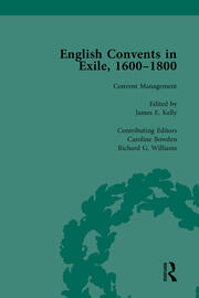 English Convents in Exile, 1600–1800, Part II, vol 5 book cover