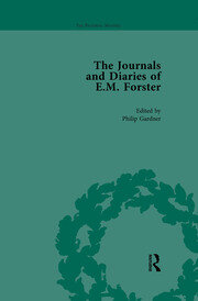The Journals and Diaries of E M Forster Vol 1 book cover