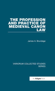 The Profession and Practice of Medieval Canon Law book cover