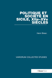 Politique et société en Sicile, XIIe–XVe siècles book cover