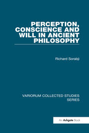 Perception, Conscience and Will in Ancient Philosophy book cover