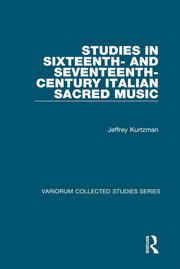 Studies in Sixteenth- and Seventeenth-Century Italian Sacred Music book cover