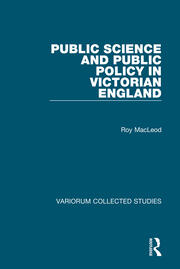 Public Science and Public Policy in Victorian England book cover