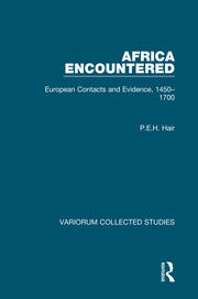 Africa Encountered: European Contacts and Evidence, 1450–1700 book cover