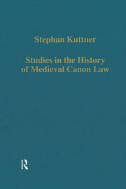 Studies in the History of Medieval Canon Law book cover
