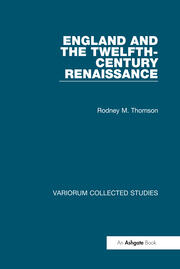 England and the Twelfth-Century Renaissance book cover