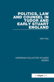 Politics, Law and Counsel in Tudor and Early Stuart England book cover