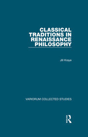 Classical Traditions in Renaissance Philosophy book cover