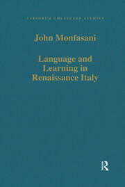 Language and Learning in Renaissance Italy: Selected Articles book cover