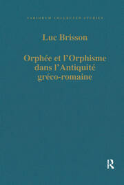 Orphée et l’Orphisme dans l’Antiquité gréco-romaine book cover