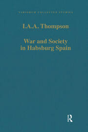 War and Society in Habsburg Spain book cover