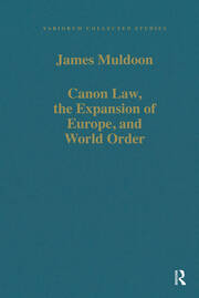 Canon Law, the Expansion of Europe, and World Order book cover