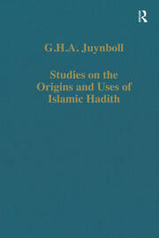 Studies on the Origins and Uses of Islamic Hadith book cover