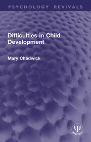 Difficulties in Child Development book cover