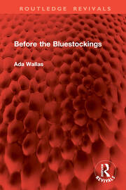 Before the Bluestockings book cover