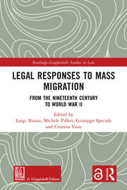 Legal Responses to Mass Migration: From the Nineteenth Century to World War II book cover