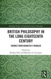 British Philosophy in the Long Eighteenth Century: Themes from Kenneth P. Winkler book cover