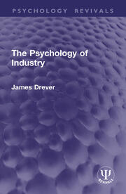The Psychology of Industry book cover