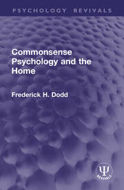 Commonsense Psychology and the Home book cover