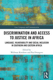 Discrimination and Access to Justice in Africa: Language, Vulnerability and Social Inclusion in Southern and Eastern Africa book cover
