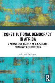 Constitutional Democracy in Africa: A Comparative Analysis of Sub-Saharan Commonwealth Countries book cover
