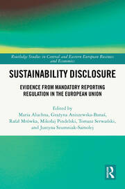 Sustainability Disclosure: Evidence from Mandatory Reporting Regulation in the European Union book cover