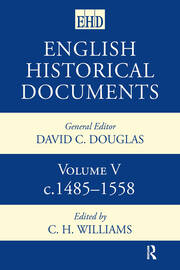 English Historical Documents: Volume 5 1485-1558 book cover