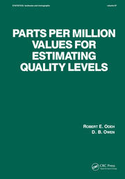 Parts per Million Values for Estimating Quality Levels book cover