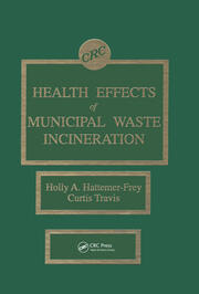 Health Effects of Municipal Waste Incineration book cover