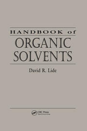 Handbook of Organic Solvents book cover