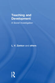 Teaching and Development: A Soviet Investigation: A Soviet Investigation book cover
