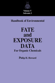 Handbook of Environmental Fate and Exposure Data For Organic Chemicals, Volume V book cover