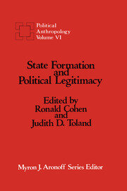 State Formation and Political Legitimacy book cover