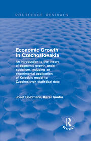 Economic growth in czechoslovakia book cover