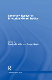Landmark Essays on Rhetorical Genre Studies book cover