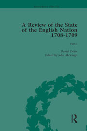 Defoe's Review 1704-13, Volume 5 (1708-9), Part I book cover